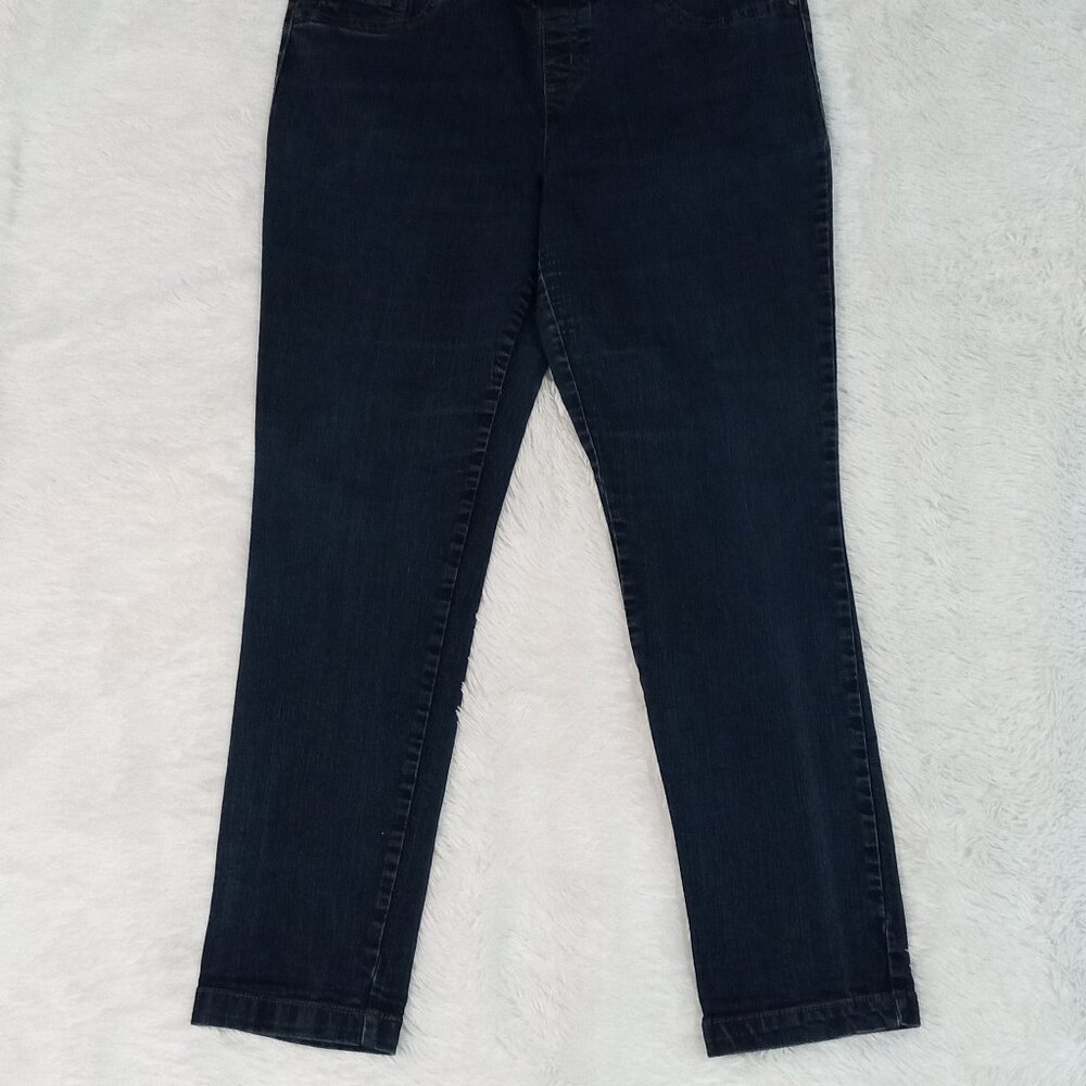 Faded Glory Women's 3 Pocket, Stretch Denim Jeans (Size 14) Color: Jrinse - Picture 2 of 8